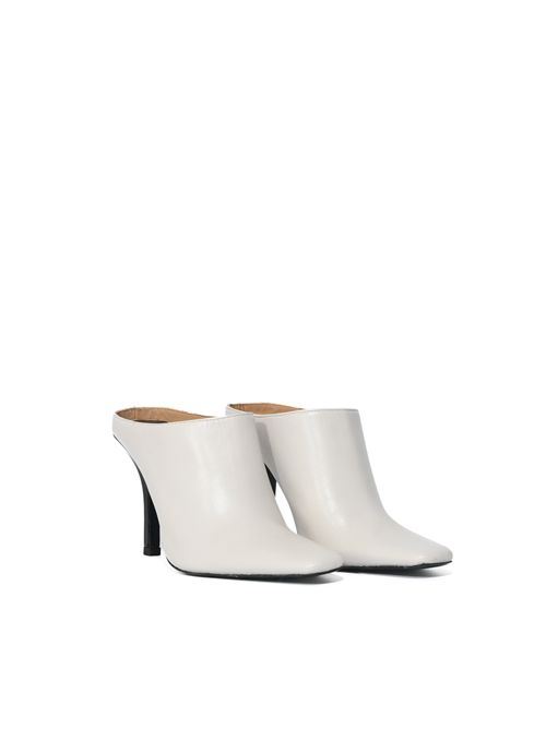 Sabot mules in pelle White Patrizia Pepe | 8Z0120 L026W101